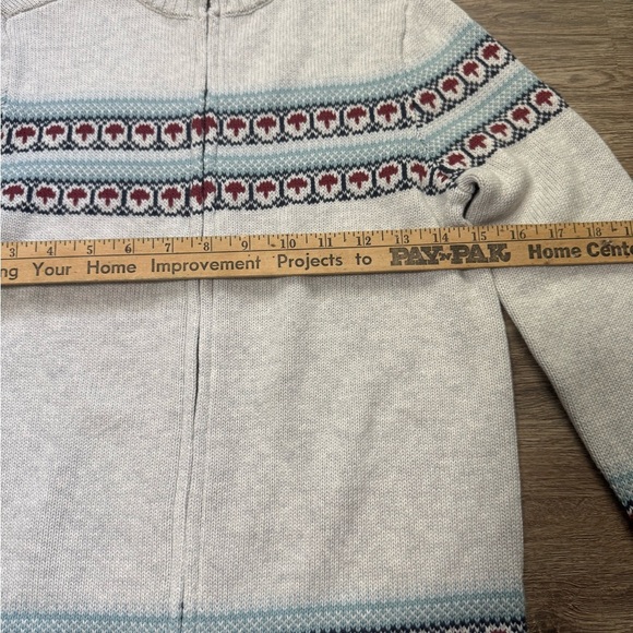 Tea Collection Zip Sweater – Size L 8-10 - Picture 5 of 7